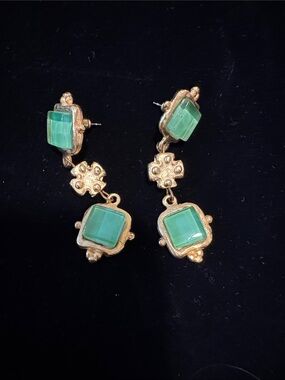 Authentic Susan Shaw Charlotte Deux Tier Earrings